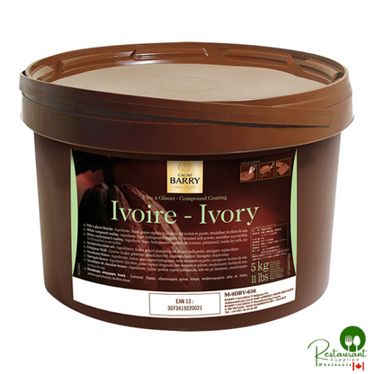 Cacao Barry Ivoire Pate a Glacer Compound Coating 11 lb.
