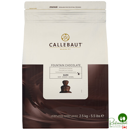 Callebaut N811 Dark Chocolate Callets™ for Fountains 5.5 lb.
