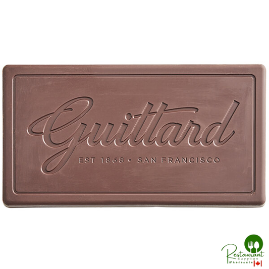 Guittard 10 lb. French Vanilla 54% Dark Chocolate Bar - 5/Case