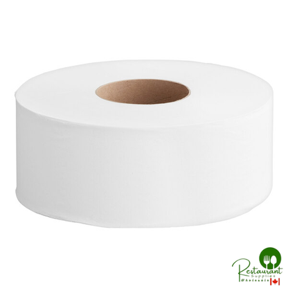 Prime 2-Ply 1000' Universal Jumbo Toilet Paper Roll with 8 1/2" Diameter - 12/Case