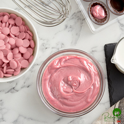 Callebaut RB1 Ruby Couverture Callets™ 5.5 lb. - 4/Case