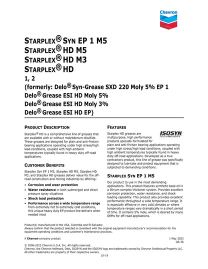 CHEVRON STARPLEX® HD 2 MOLY 5% – 120LB KEG