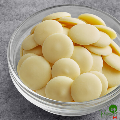 Guittard Soie Blanche 35% White Chocolate Wafers 6.6 lb. - 2/Case