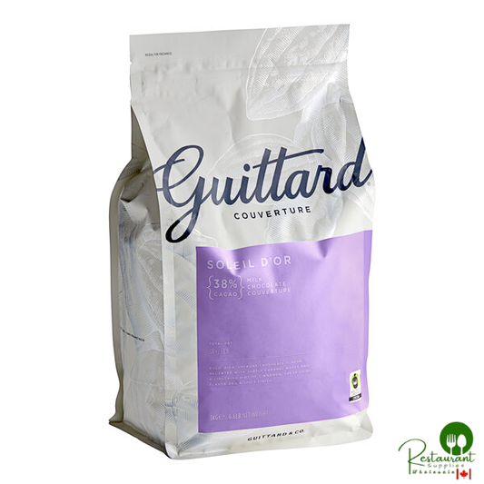 Guittard Soleil d'Or 38% Milk Chocolate Wafers 6.6 lb. - 2/Case