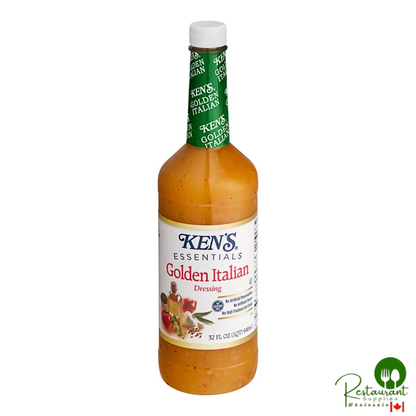 Ken's Foods Golden Italian Dressing 32 fl. oz. - 6/Case