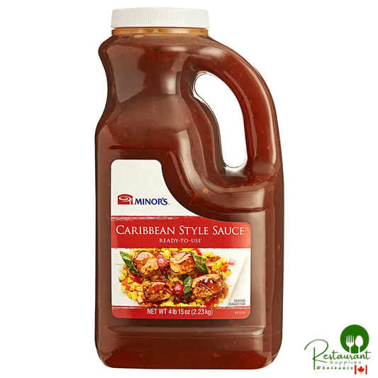 Minor's 1/2 Gallon Caribbean Style Sauce - 4/Case
