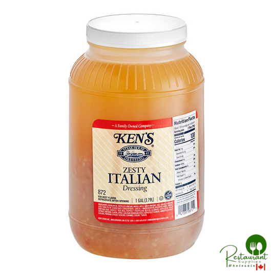 Ken's Foods Zesty Italian Dressing 1 Gallon - 4/Case