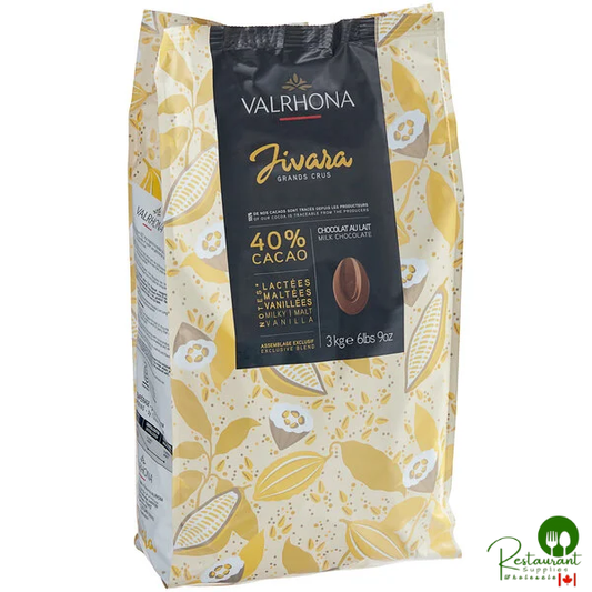 Valrhona Jivara 40% Milk Chocolate Feve 6.6 lb.