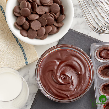 Cacao Barry Origine Tanzanie 75% Dark Chocolate Pistoles 5.5 lb. - 4/Case