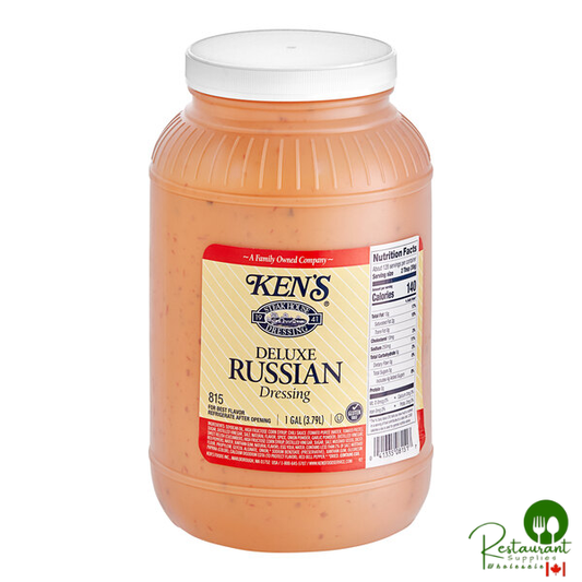 Ken's Foods Deluxe Russian Dressing 1 Gallon - 4/Case