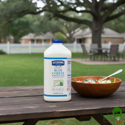 Hellmann's 1 Gallon Chunky Blue Cheese Dressing - 4/Case