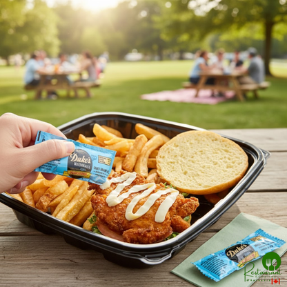 Duke's Light Mayonnaise Packet 12 Grams (0.42 oz.) - 200/Case