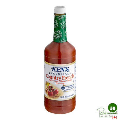 Ken's Foods Country French with Orange Blossom Honey Dressing 32 fl. oz. - 6/Case