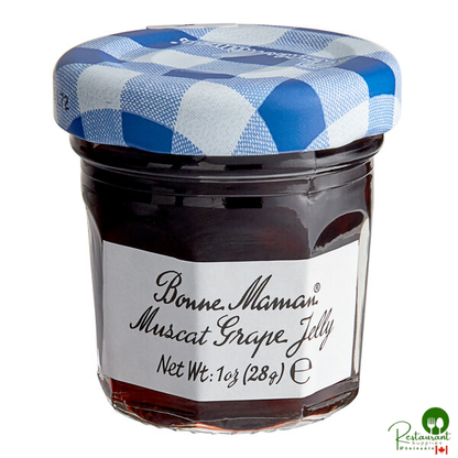 Bonne Maman Muscat Grape Jelly 1 oz. Mini Jar - 60/Case