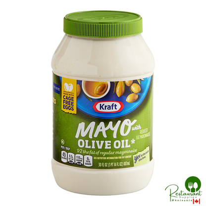 Kraft Olive Oil Mayonnaise 30 oz. - 12/Case