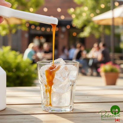 Capora Caramel Flavoring Sauce 64 fl. oz. - 6/Case