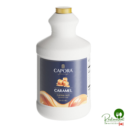 Capora Caramel Flavoring Sauce 64 fl. oz. - 6/Case