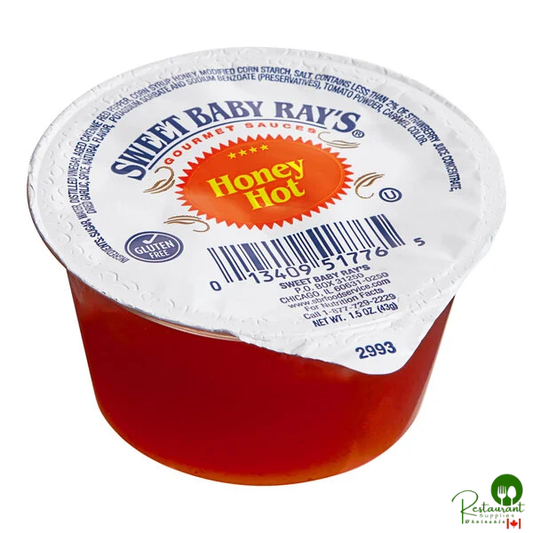 Sweet Baby Ray's Hot Honey Wing Sauce 1.5 oz. Cup - 100/Case