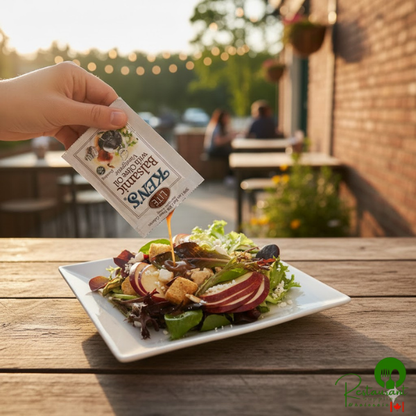 Ken's Foods 1.5 oz. Lite Balsamic with Olive Oil Vinaigrette Pouch - 60/Case