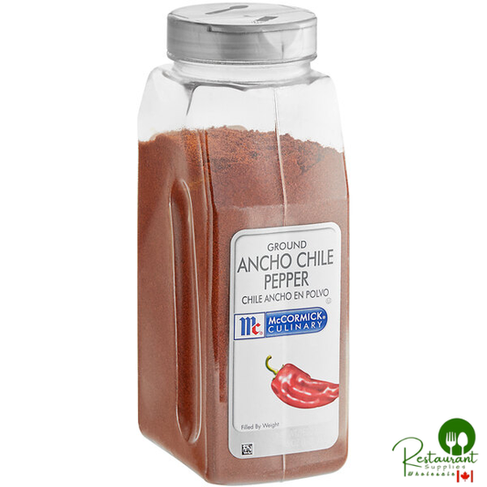 McCormick Culinary Ground Ancho Chile Pepper 1 lb. - 6/Case