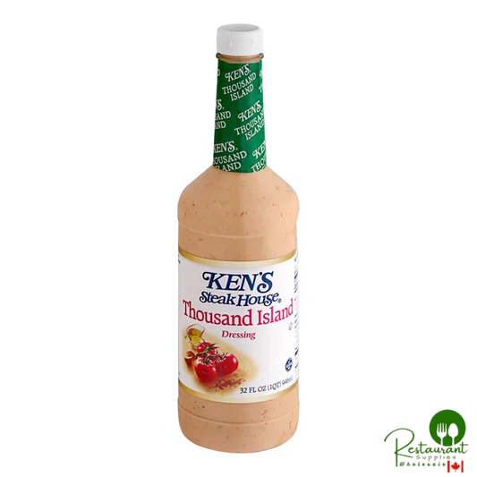 Ken's Foods Supreme Thousand Island Dressing 32 fl. oz. - 6/Case