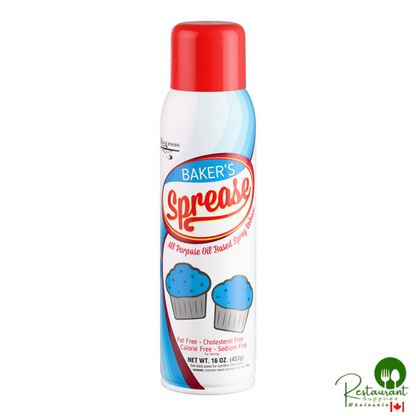Baker's Sprease 16 oz. Baking Release Spray - 6/Case