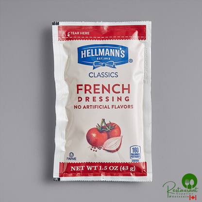 Hellmann's 1.5 oz. French Dressing Packet - 102/Case