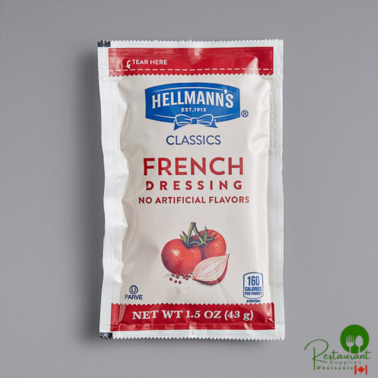 Hellmann's 1.5 oz. French Dressing Packet - 102/Case