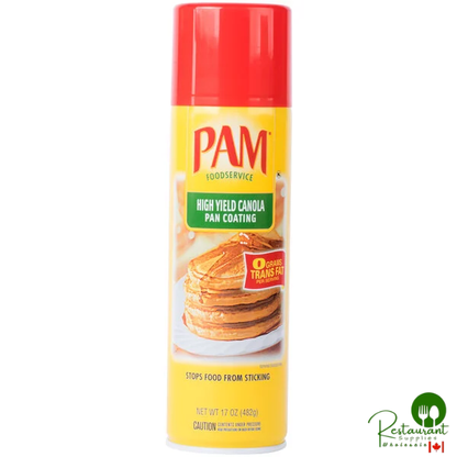 PAM 17 oz. High Yield Canola Release Spray - 6/Case