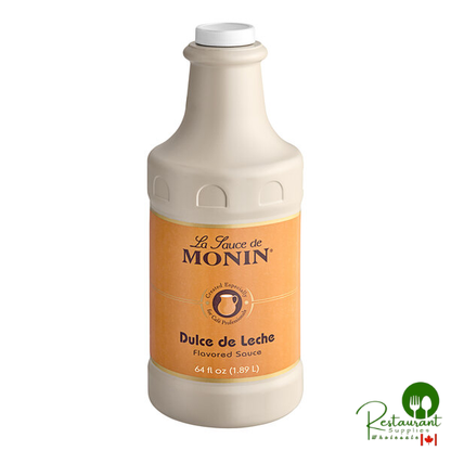 Monin Dulce de Leche Flavoring Sauce 64 fl. oz. - 4/Case