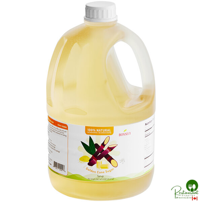 Bossen Golden Cane Sugar Syrup 102 fl. oz. (8.8 lb.) - 6/Case
