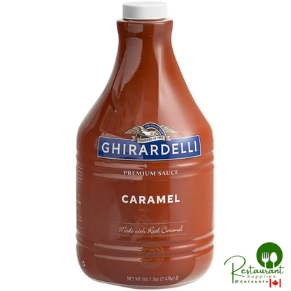 Ghirardelli Caramel Flavoring Sauce 64 fl. oz. - 6/Case