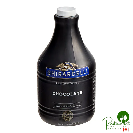 Ghirardelli Black Label Chocolate Flavoring Sauce 64 fl. oz. - 6/Case