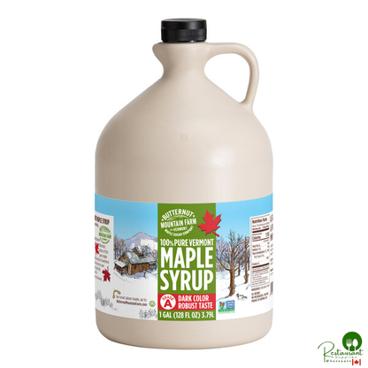Butternut Mountain Farm Grade A Dark Pure Vermont Maple Syrup 1 Gallon