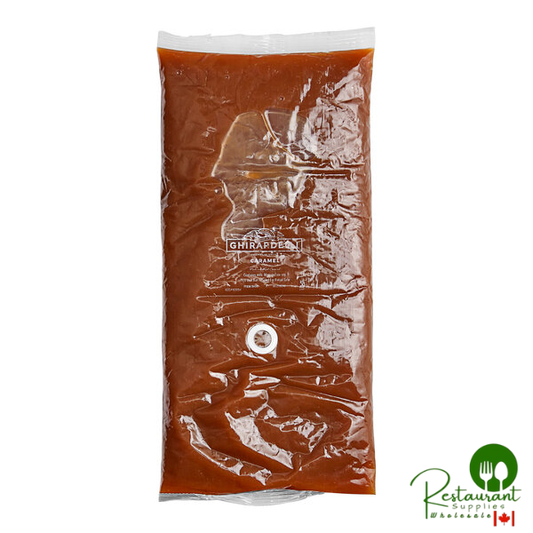 Ghirardelli Caramel Flavoring Sauce 64 fl. oz. Pouch - 6/Case202.99