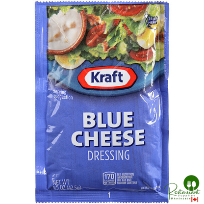 Kraft Blue Cheese Dressing Packet 1.5 oz. - 60/Case