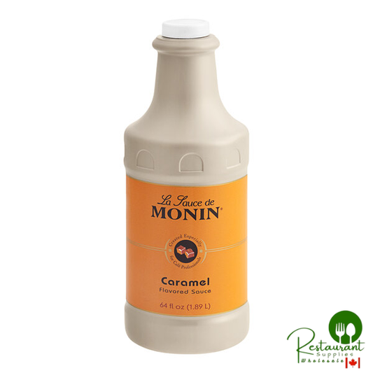 Monin Caramel Flavoring Sauce 64 fl. oz. - 4/Case