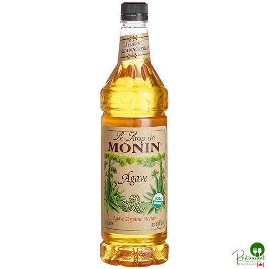 Monin Organic Agave Nectar Sweetener Syrup 1 Liter