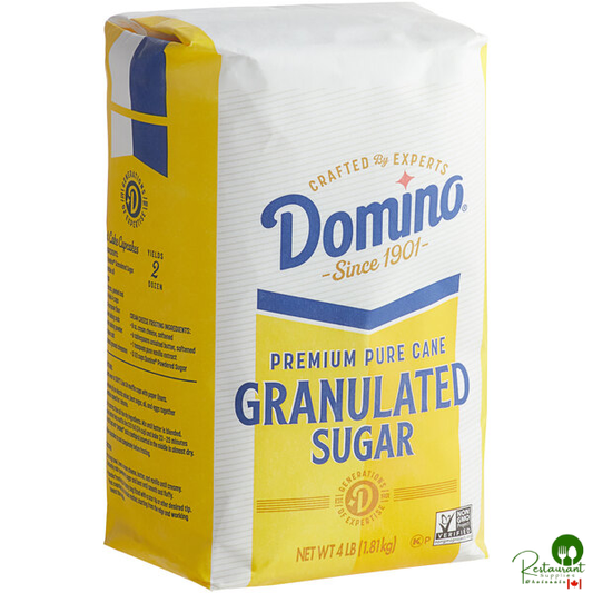 Domino Granulated Sugar 4 lb. - 10/Case