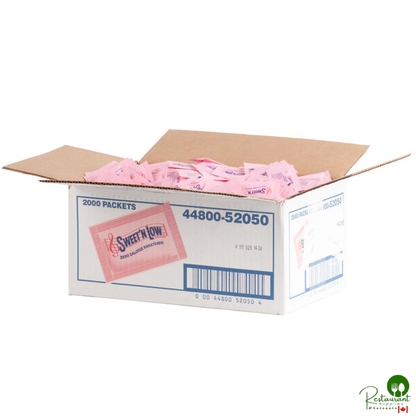Sweet'N Low Sweetener 1 Gram Packets - 2,000/Case