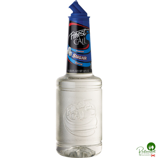 Finest Call 1 Liter Premium Sugar / Simple Syrup - 12/Case