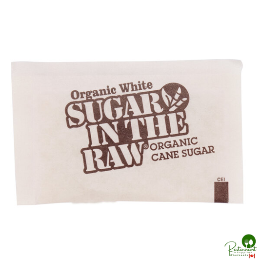 Sugar in the Raw - Organic White Sugar Packets - 3.5 grams, 1000/Case