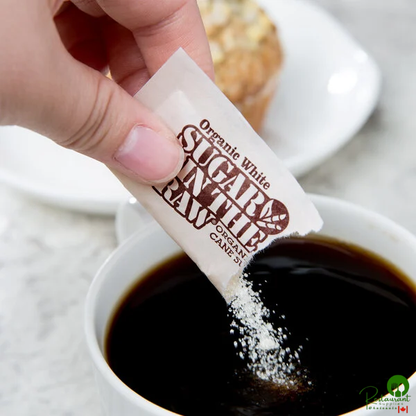 Sugar in the Raw - Organic White Sugar Packets - 3.5 grams, 1000/Case