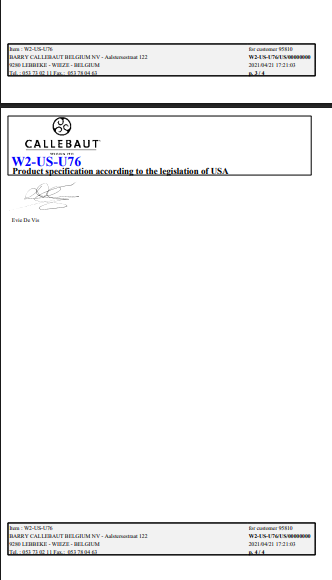 Callebaut Recipe W2 White Chocolate Callets™ – 5.5 lb Bag