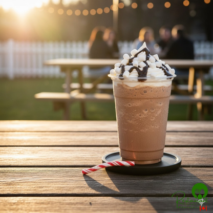 Capora Frozen Hot Chocolate Frappe Mix 3.5 lb. - 5/Case