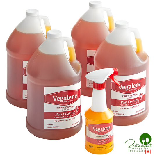 Vegalene 1 Gallon All Purpose Liquid Release Spray Refill Bottle - 4/Case