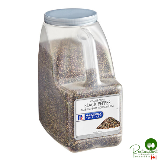 McCormick Culinary Coarse Ground Black Pepper 5 lb. - 3/Case