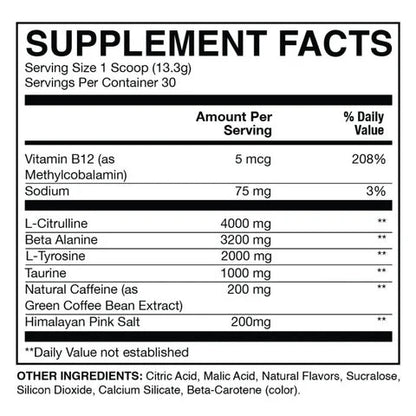 CBUM Essential Pre 30 Servings