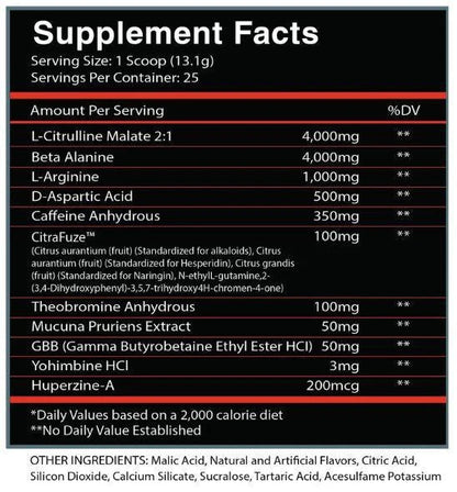 Centurion Labz God of Fire 25 Servings