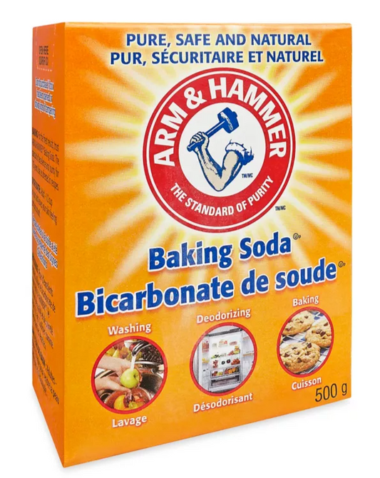 Arm & Hammer™ Baking Soda – 500g Box | Multi-Purpose Cleaning & Baking Ingredient Box 24/CASE